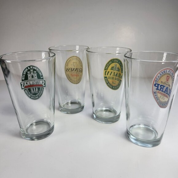 Luminarc Beer Glasses Irish Pub Collection Pub 16 oz. Each Set of 4 Barware - Picture 9 of 15